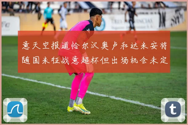 意天空报道恰尔汉奥卢和达米安将随国米征战意超杯但出场机会未定